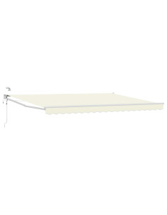 Tettuccio Elettrico Retrattile Crema 4,5 × 3 m