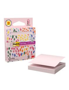 POST-IT RECYCLED Z-NOTES 76X76-ROSA