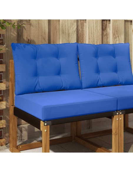 Cuscino per divano da esterno 2 pcs Turchese Poliestere