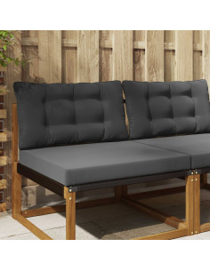 Cuscino per divano da esterno 2 pcs Antracite Poliestere
