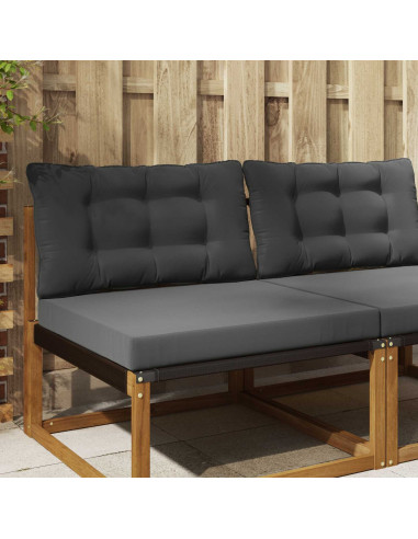 Cuscino per divano da esterno 2 pcs Antracite Poliestere