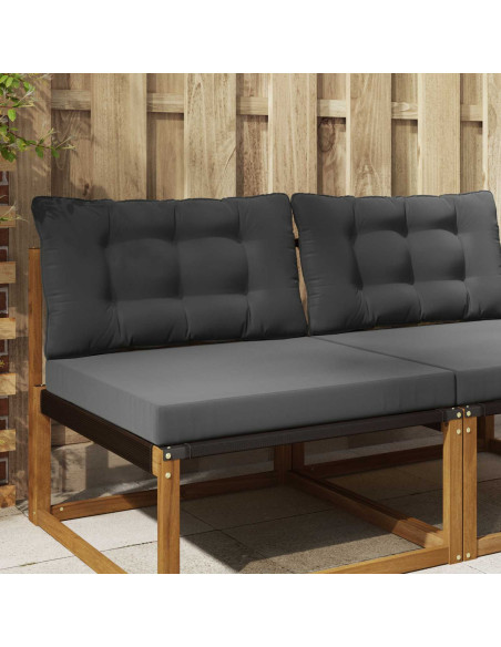 Cuscino per divano da esterno 2 pcs Antracite Poliestere