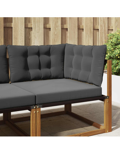 Cuscino per divano da esterno 3 pcs Antracite Poliestere