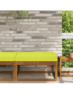 Cuscino per divano da esterno Verde 80 x 80 x 8 cm Poliestere