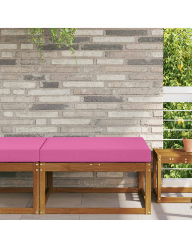 Cuscino per divano da esterno Rosa 80 x 80 x 8 cm Poliestere