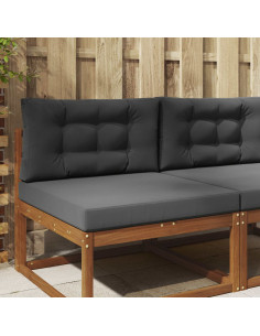 Cuscino per divano da esterno 2 pcs Antracite Poliestere