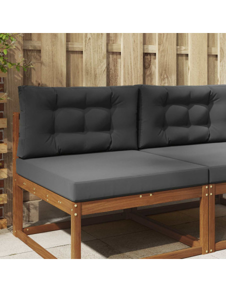 Cuscino per divano da esterno 2 pcs Antracite Poliestere