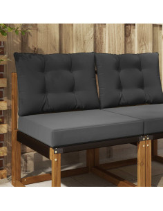 Cuscino per divano da esterno 2 pcs Antracite Poliestere