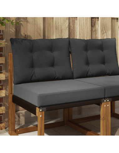 Cuscino per divano da esterno 2 pcs Antracite Poliestere