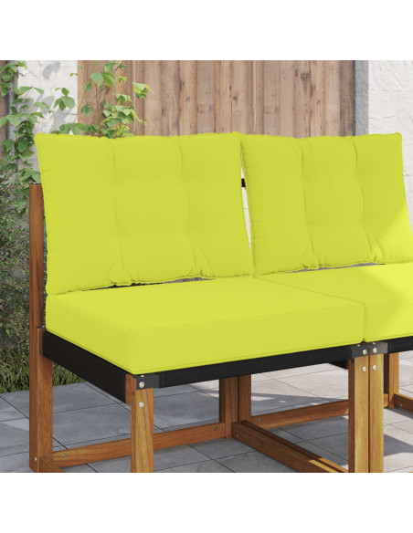 Cuscino per divano da esterno 2 pcs Verde Poliestere