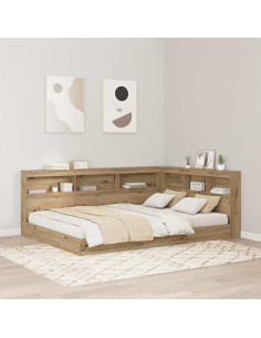 Testata contenitore Rovere artigianale 140 cm Legno multistrato