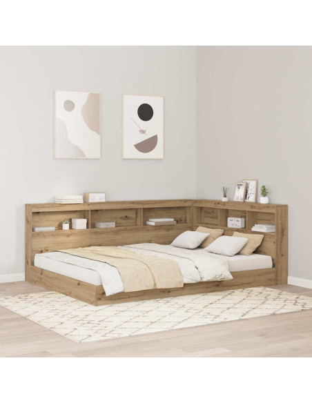 Testata contenitore Rovere artigianale 140 cm Legno multistrato