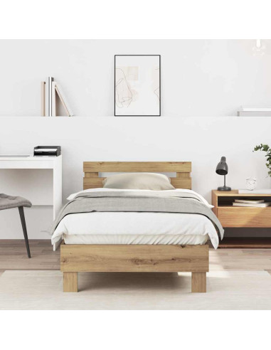 Struttura del letto Rovere artigianale 193 x 95 x 88 cm