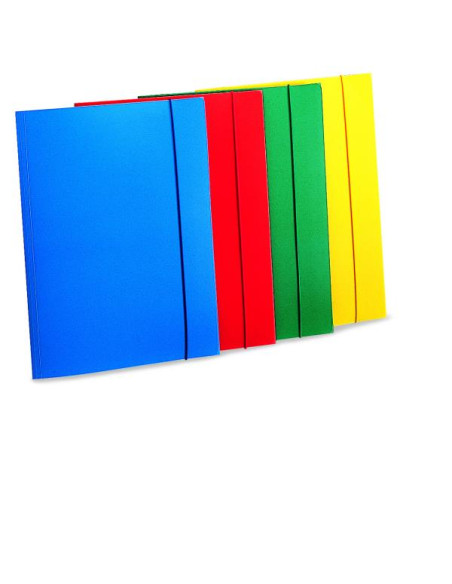 CARTELLA 3 LEMBI C/ELAST AZZURRO