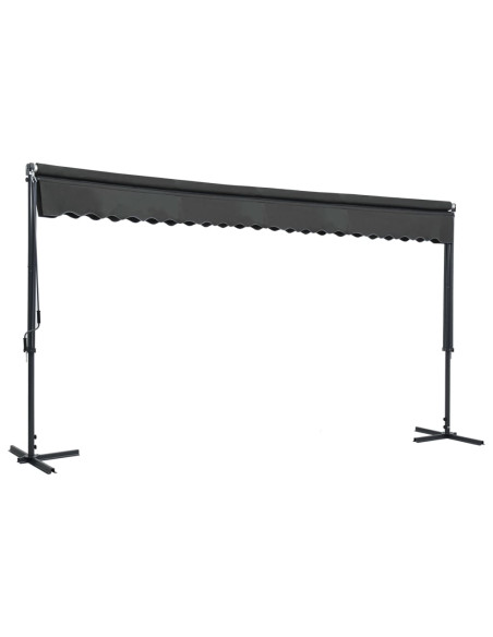 Tenda Parasole con Piedistallo 500x300 cm Antracite