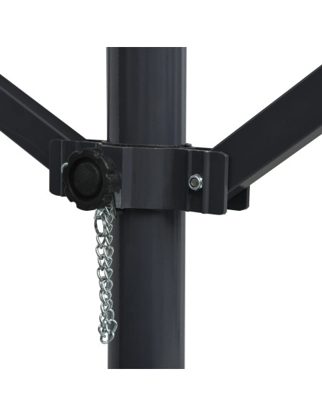 Tenda Parasole con Piedistallo 500x300 cm Antracite