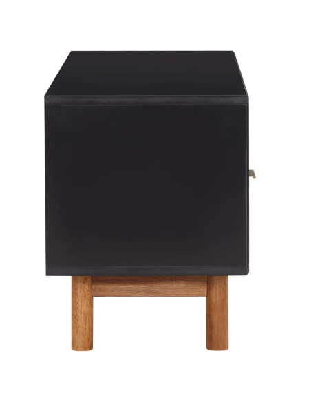 Mobile Porta TV 100x35x45 cm in Legno Massello di Acacia e MDF