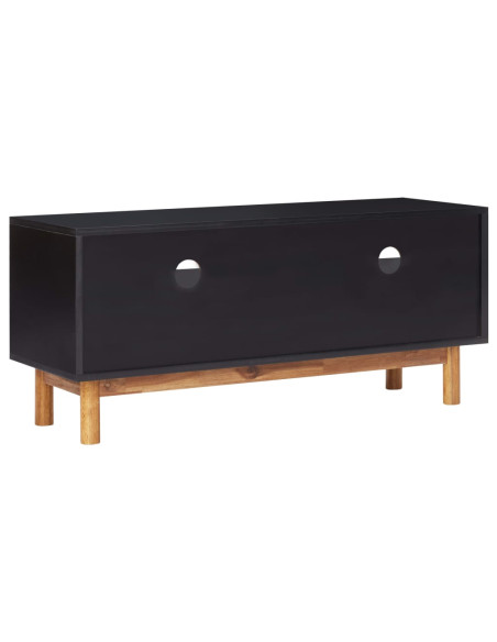 Mobile Porta TV 100x35x45 cm in Legno Massello di Acacia e MDF