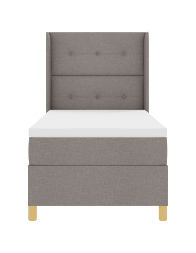 Letto a molle con materasso Talpa 140 x 200 cm Tessuto