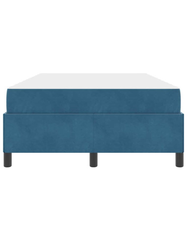 Struttura del letto Blu Scuro 120 x 190 cm Tessuto