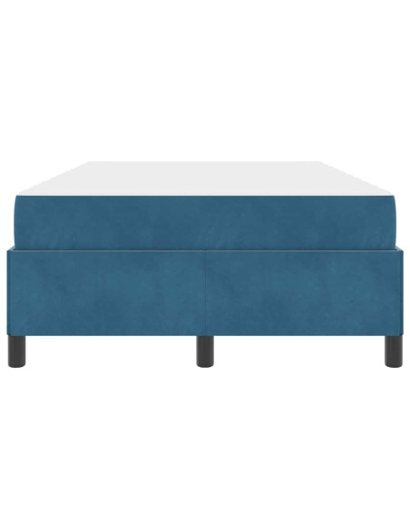 Struttura del letto Blu Scuro 120 x 190 cm Tessuto