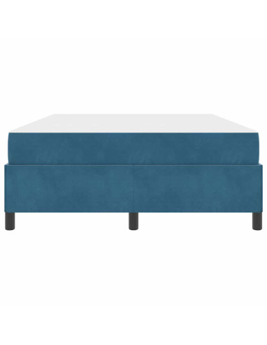 Struttura del letto Blu Scuro 140 x 200 cm Tessuto