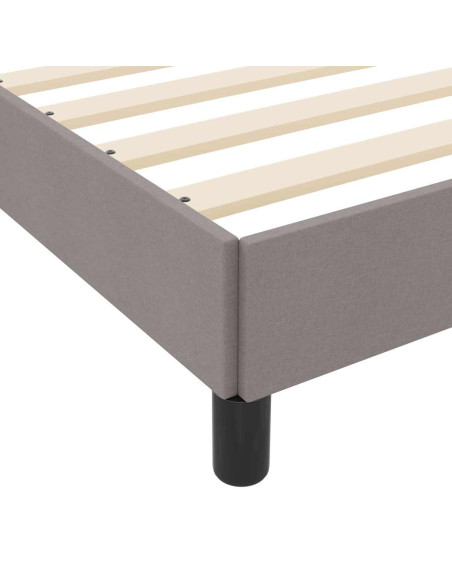 Letto a molle con materasso Talpa 140 x 190 cm Tessuto