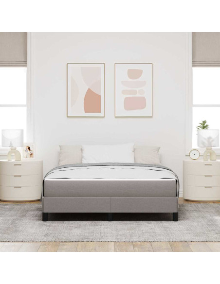 Letto a molle con materasso Talpa 140 x 190 cm Tessuto