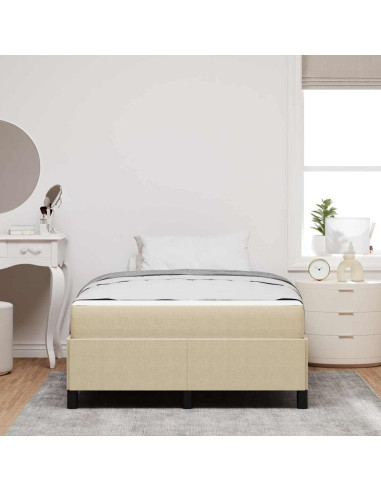 Struttura del letto Grigio Verde Chiaro 120 x 190 cm Tessuto