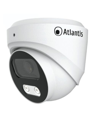 VIDEOCAMERA ATLANTIS ULTRAPLEX A11-U827S-DP IP PoE Dome 8Mpx 3840x2160 25fpsH.264/265 1/2.8"CMOS 2xIR Array led 10m