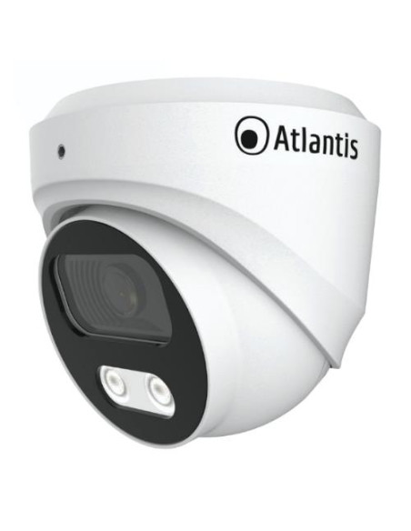 VIDEOCAMERA ATLANTIS ULTRAPLEX A11-U827S-DP IP PoE Dome 8Mpx 3840x2160 25fpsH.264/265 1/2.8"CMOS 2xIR Array led 10m