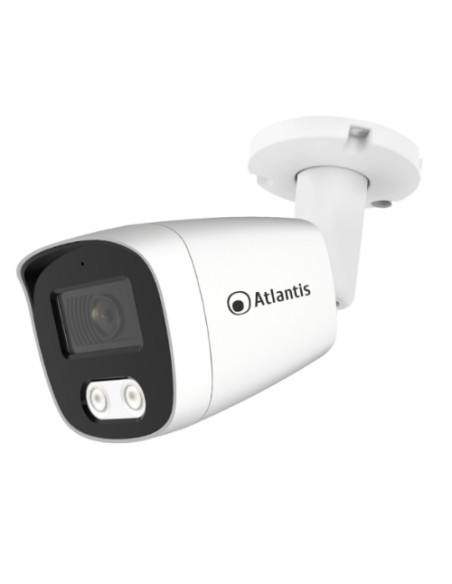 VIDEOCAMERA ATLANTIS ULTRAPLEX A11-U810A-BP IP PoE Bullet 8Mpx 3872x2180 20fps H.264/265 1/2.7" CMOS 2x IR Array led 15mOUTDOOR