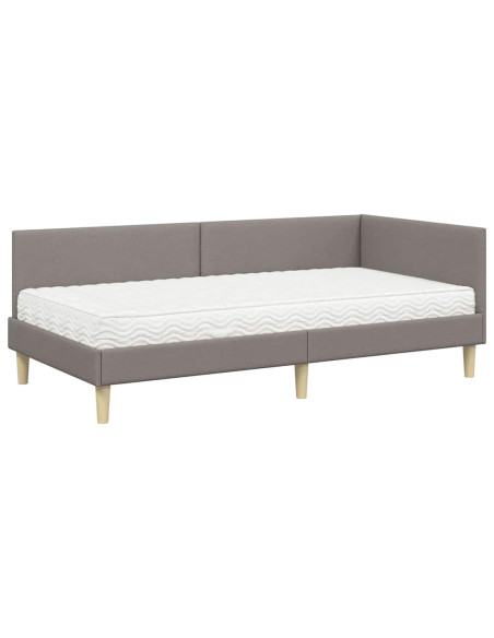 Struttura Letto Angolare con Materasso Altro 2 pz Talpa Tessuto
