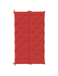Cuscini per Panca 2 pz Rossi 180x50x7 cm in Tessuto Oxford