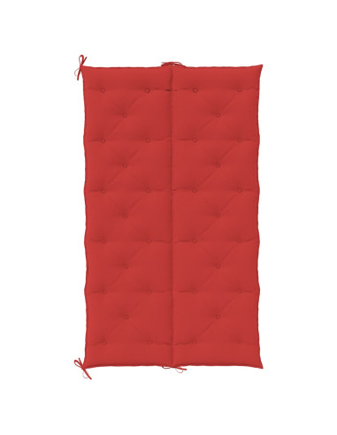 Cuscini per Panca 2 pz Rossi 180x50x7 cm in Tessuto Oxford