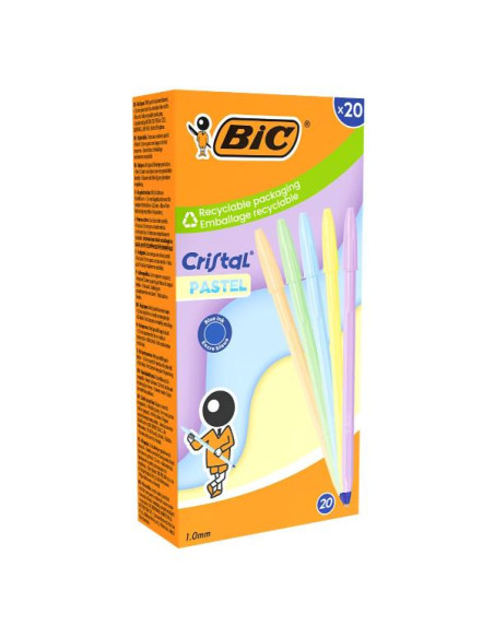 CF20 SFERA CRISTAL PASTEL BLU 1MM