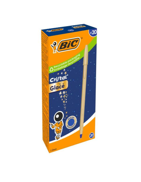 CF20 SFERA BIC CRISTAL GLANCE BLU
