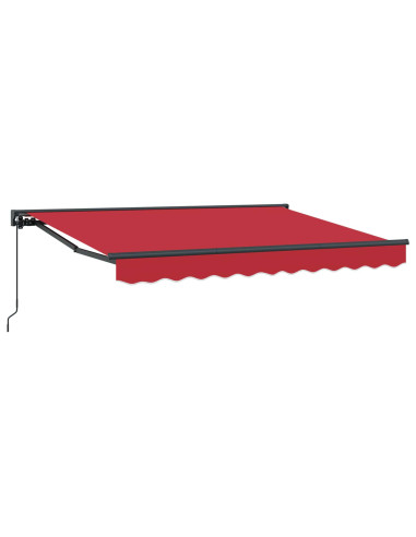 Tenda retrattile manuale Rosso 3,5 x 2 m