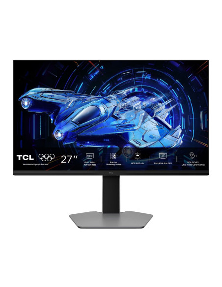 TCL MONITOR GAMING 27 mLED IPS 16:9 QHD 1MS 180hz 600 CDM, miniLED Direct-180, 99 sRGB, DP/HDMI, BIANCO