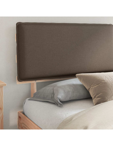 Letto con Testiera Rivestita Talpa 200 x 200 cm Pino massello