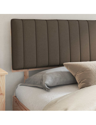 Letto con Testiera Rivestita Talpa 200 x 200 cm Pino massello