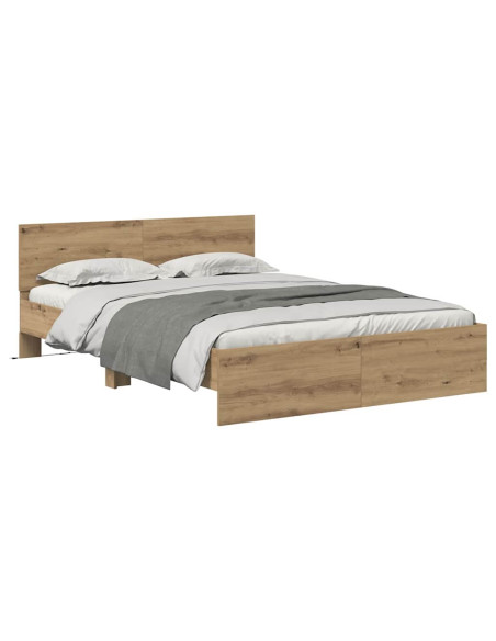 Struttura del letto Rovere artigianale 140 x 200 cm