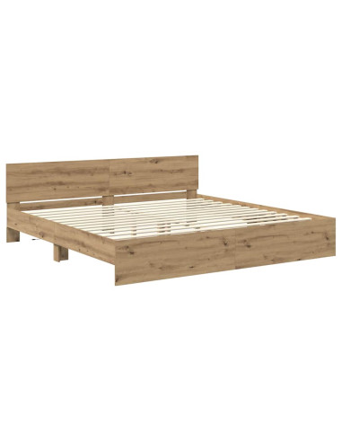 Struttura del letto Rovere artigianale 200 x 200 cm