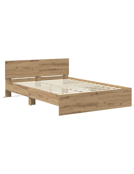 Struttura del letto Rovere artigianale 160 x 200 cm