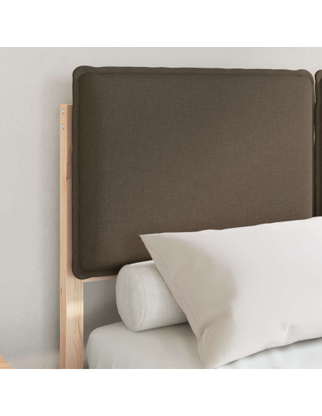 Letto con Testiera Rivestita Talpa 120 x 190 cm Pino massello