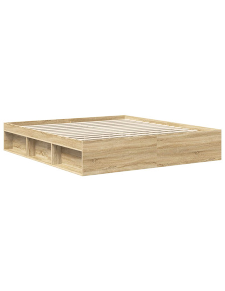 Struttura del letto Sonoma 180 x 200 cm Legno multistrato