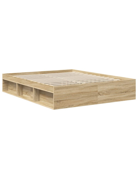Struttura del letto Sonoma 160 x 200 cm Legno multistrato
