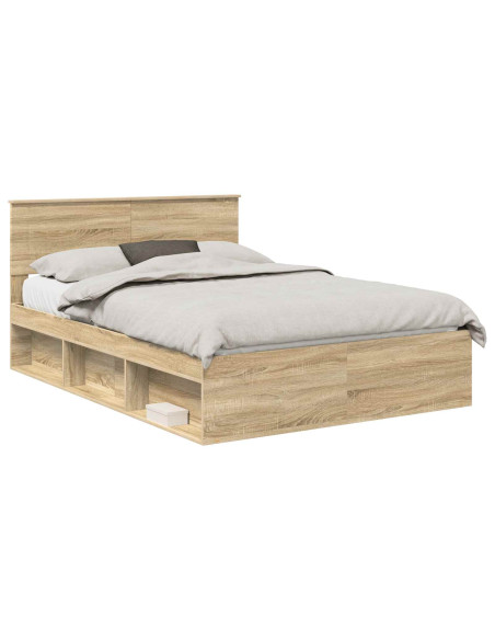 Struttura del letto Sonoma 140 x 200 cm Legno multistrato