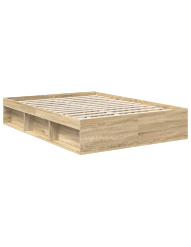 Struttura del letto Sonoma 140 x 200 cm Legno multistrato