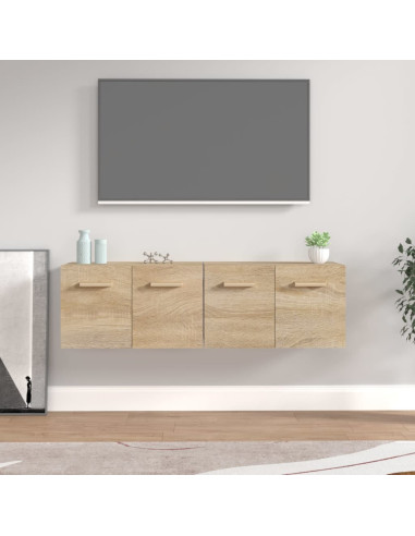 Mobili Parete 2 pz Rovere Sonoma 60x36,5x35cm Legno Multistrato